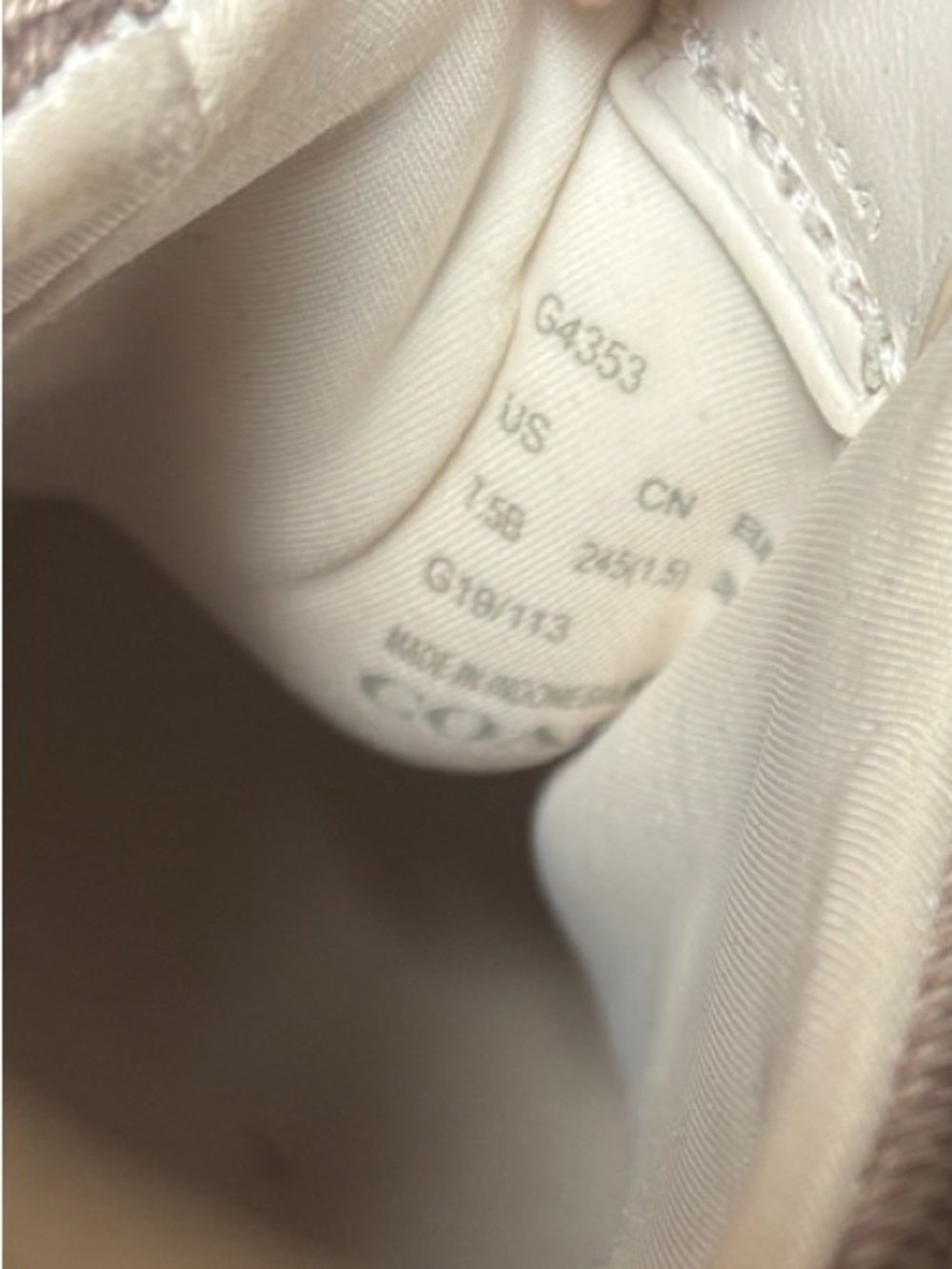 Coach Women's Cream and Brown Athletic Sneakers - Picture 2 of 10
